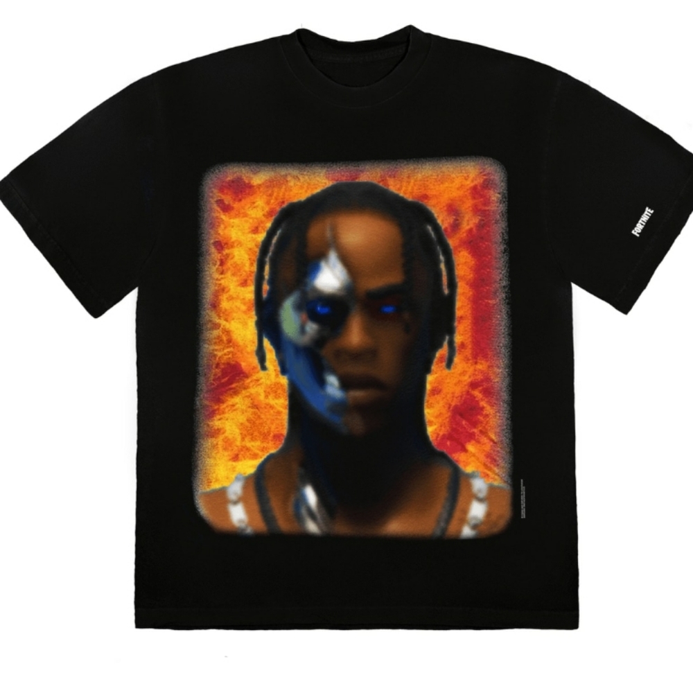 Cactus Jack Portrait T-Shirt M Travis Scott